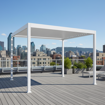 Pergola blanc Suna Design